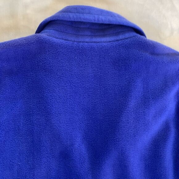 VTG Bob Mackie Blue Wearable Art with Embroidered Design Fleece Jacket Size 2X - Picture 6 of 11